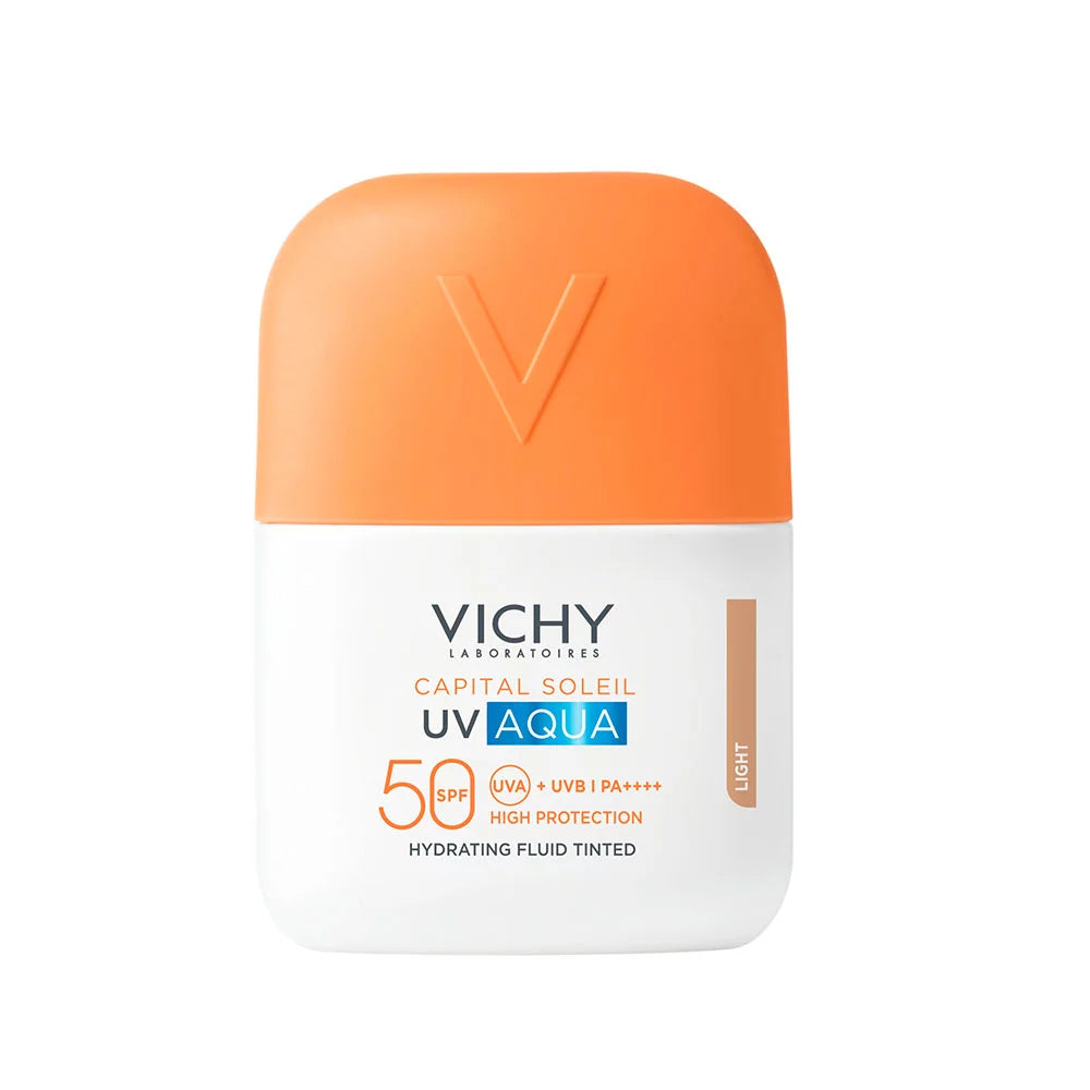 VICHY CAPITAL SOLEIL UV AQUA moisturizing fluid with color SPF50 #Light 50 ml