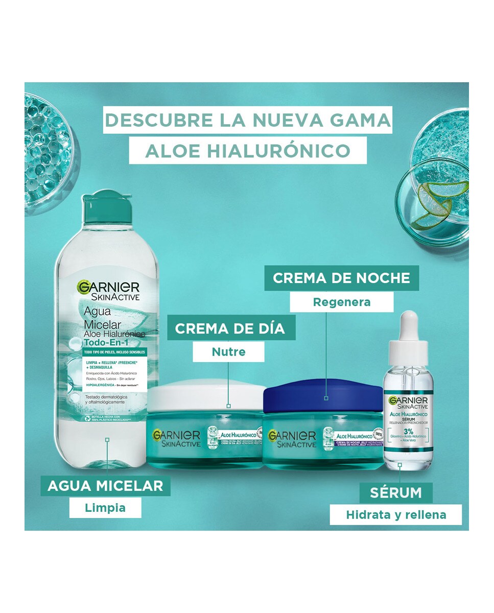 GARNIER HYALURONIC ALOE moisturizing and plumping jelly day cream 50 ml