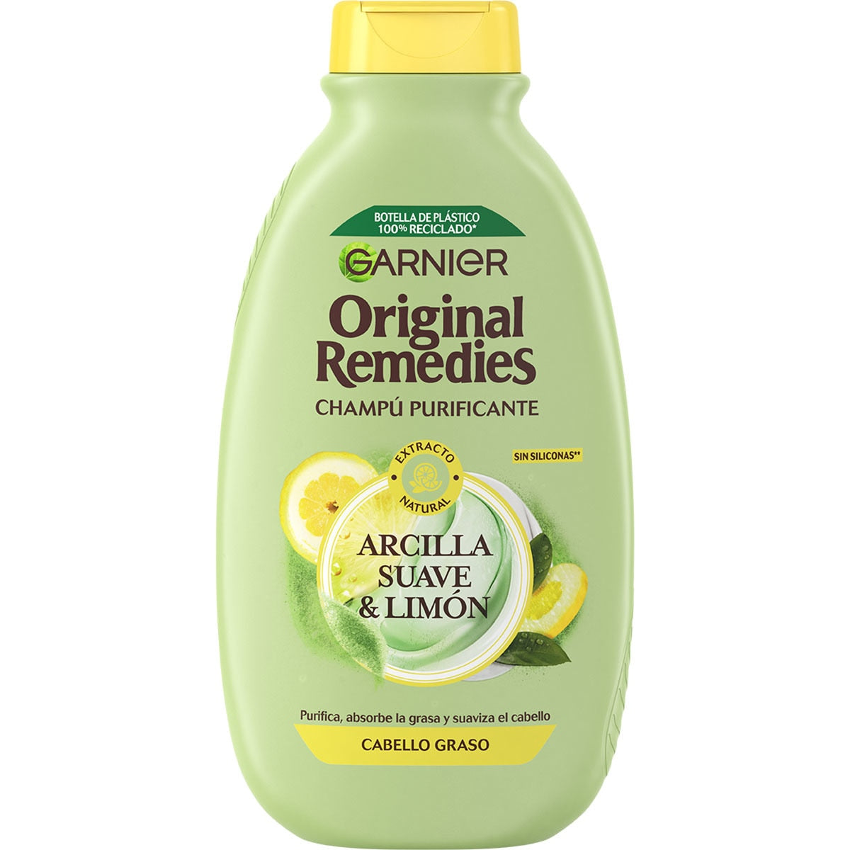 GARNIER ORIGINAL REMEDIES gentle clay and lemon shampoo 400 ml