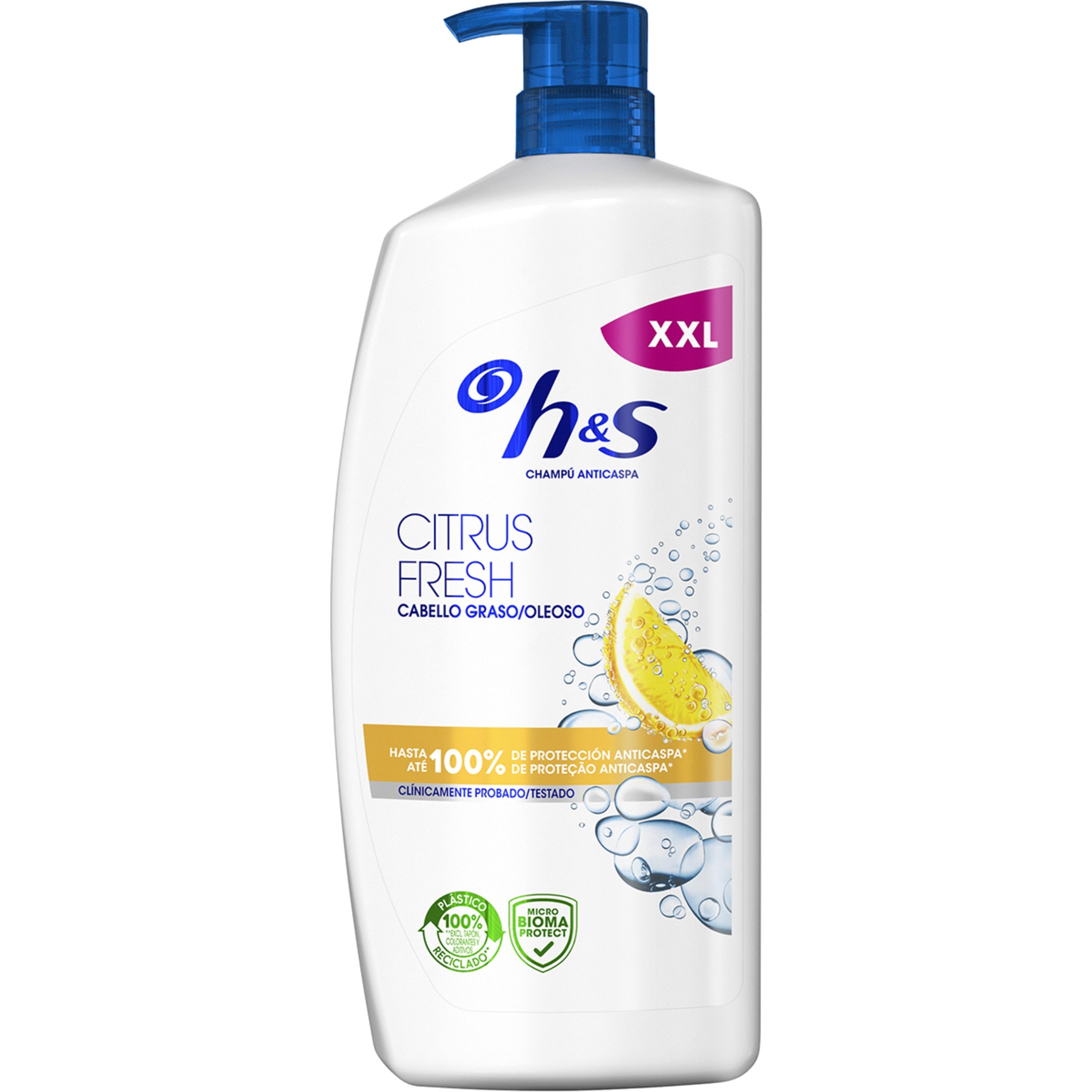 HEAD & SHOULDERS H&amp;S CITRUS FRESH anti-dandruff shampoo for oily hair, 1000 ml dispenser