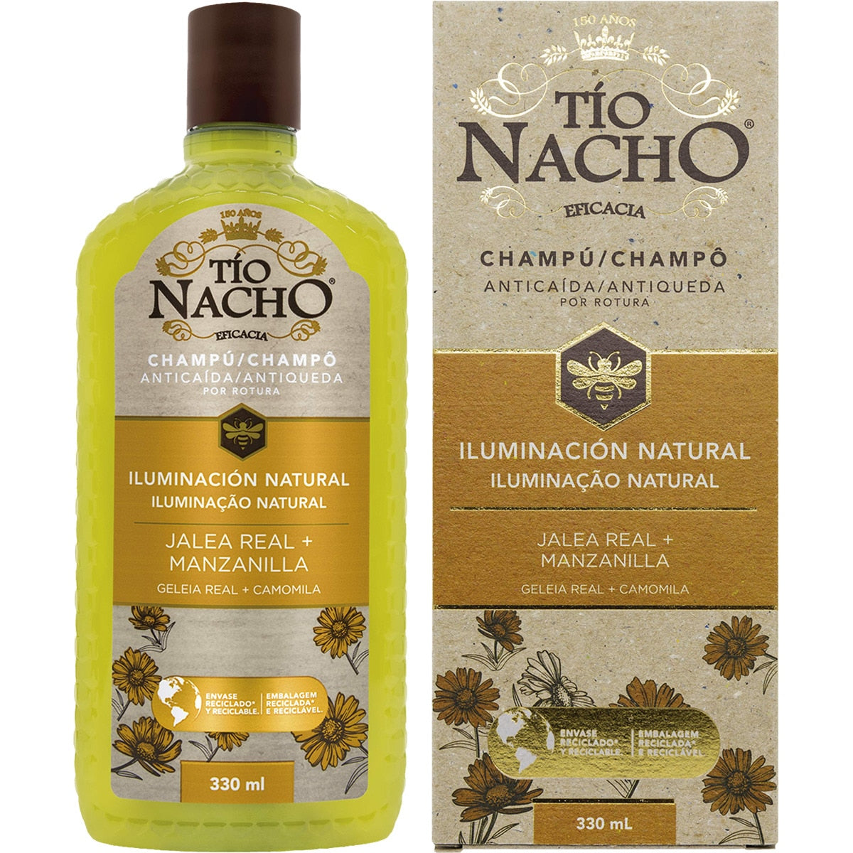 TÍO NACHO TIO NACHO natural lighting shampoo 330 ml