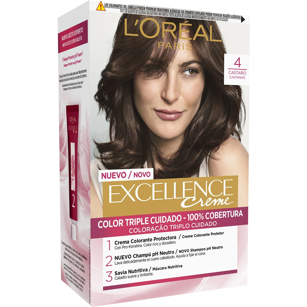 L'ORÉAL PARIS EXCELLENCE Creme dye #4-brown 192 ml