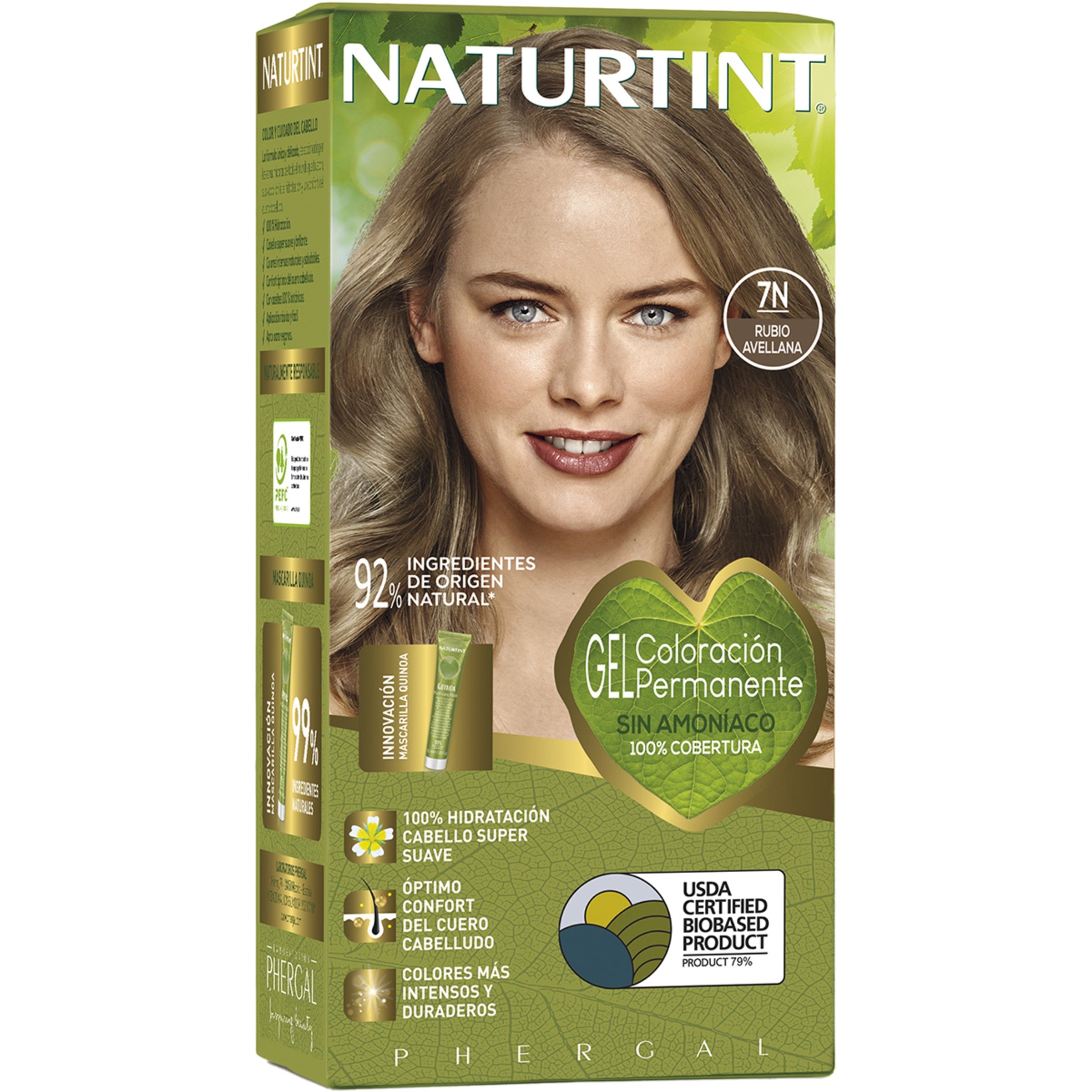 NATURTINT ammonia-free dye #7N-Hazelnut Blonde 170 ml