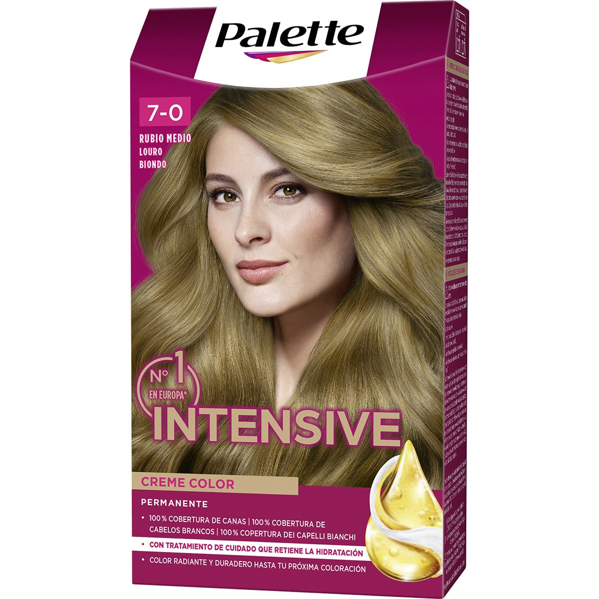 PALETTE INTENSIVE tinte #7-rubio medio 1 u