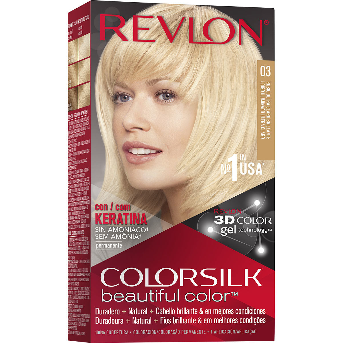 REVLON MASS MARKET COLORSILK tinte #03-rubio ultra claro 1 u