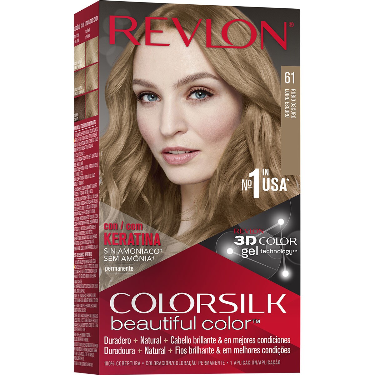 REVLON MASS MARKET COLORSILK tinte #61-rubio oscuro 1 u