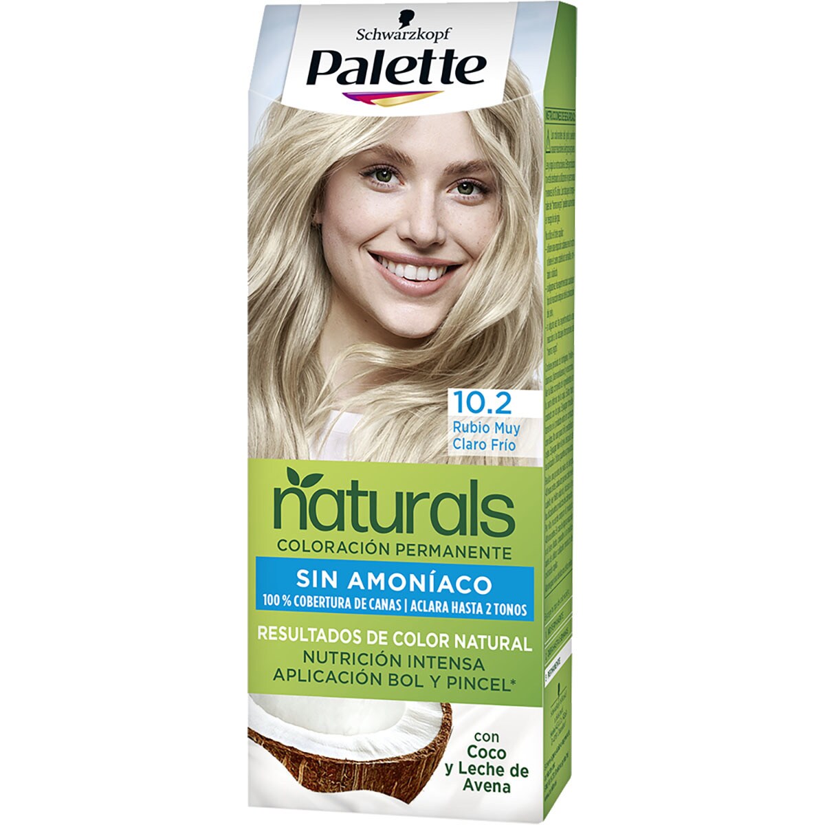 PALETTE NATURAL dye #10.2 - very light cold blonde 1 unit