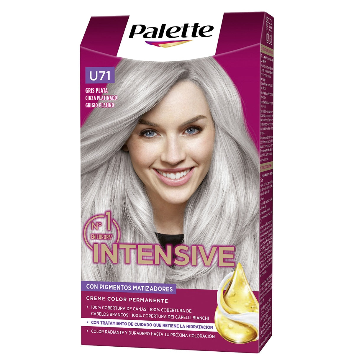 PALETTE INTENSIVE dye #U71-silver gray