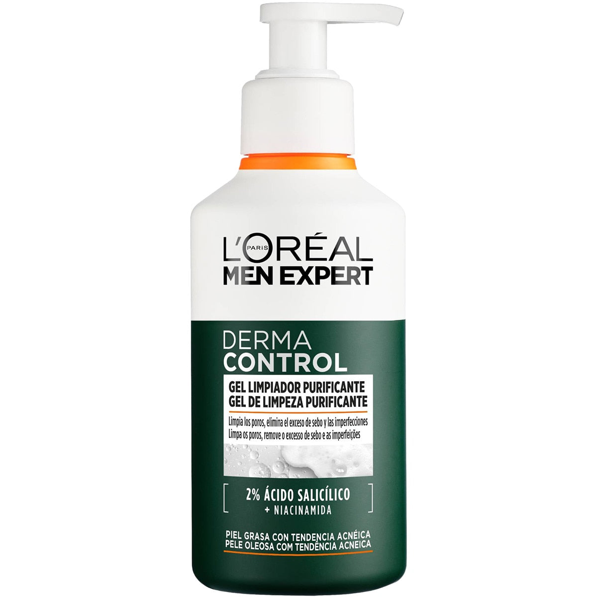 L'ORÉAL PARIS MEN EXPERT DERMA CONTROL purifying cleansing gel 260 ml