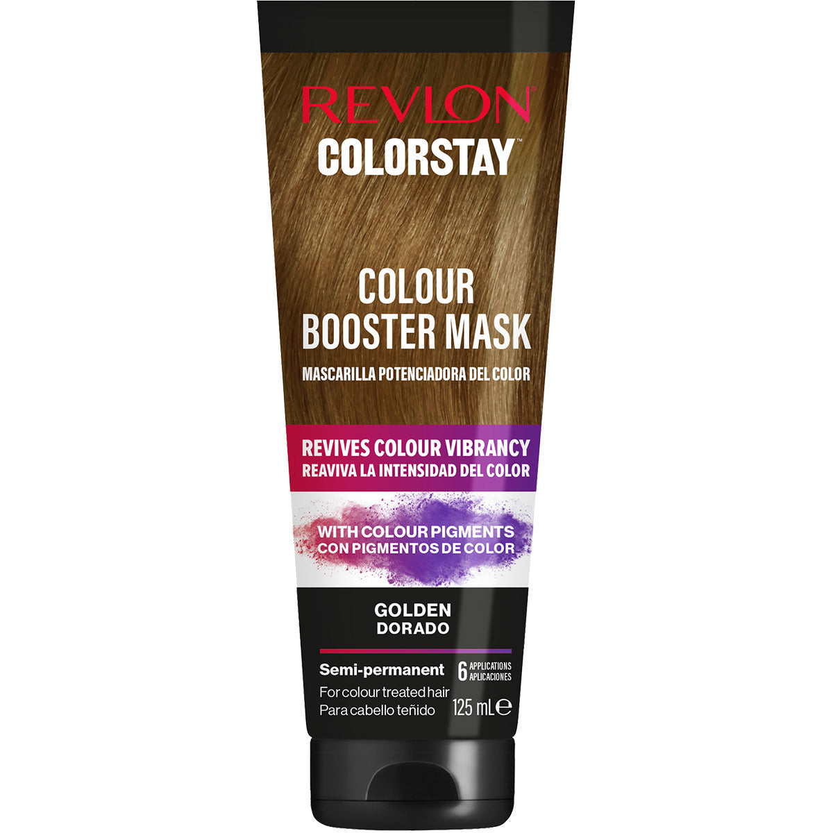 REVLON MASS MARKET COLORSTAY color enhancing mask #golden 125 ml