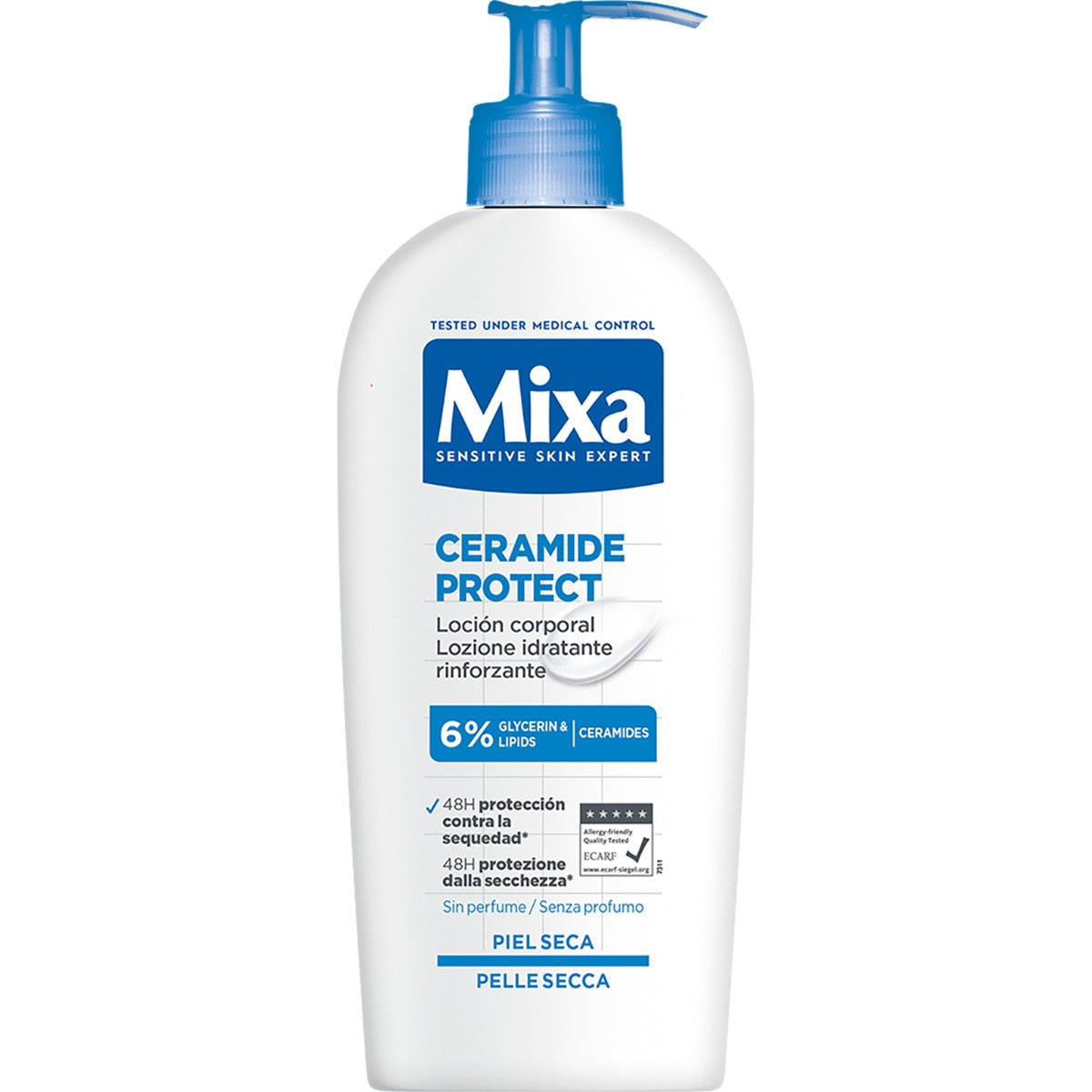 MIXA CERAMIDE PROTECT moisturizing body lotion for dry skin 400 ml