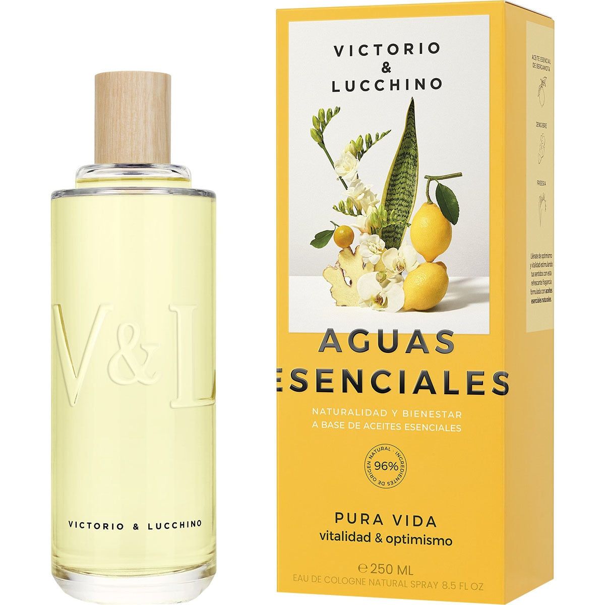 VICTORIO & LUCCHINO AGUAS ESENCIALES V&L PURA VIDA eau de toilette spray 250 ml
