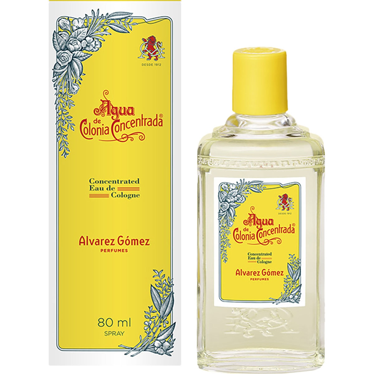 ALVAREZ GOMEZ AGUA DE COLONIA CONCENTRADA concentrated eau de cologne spray 80 ml