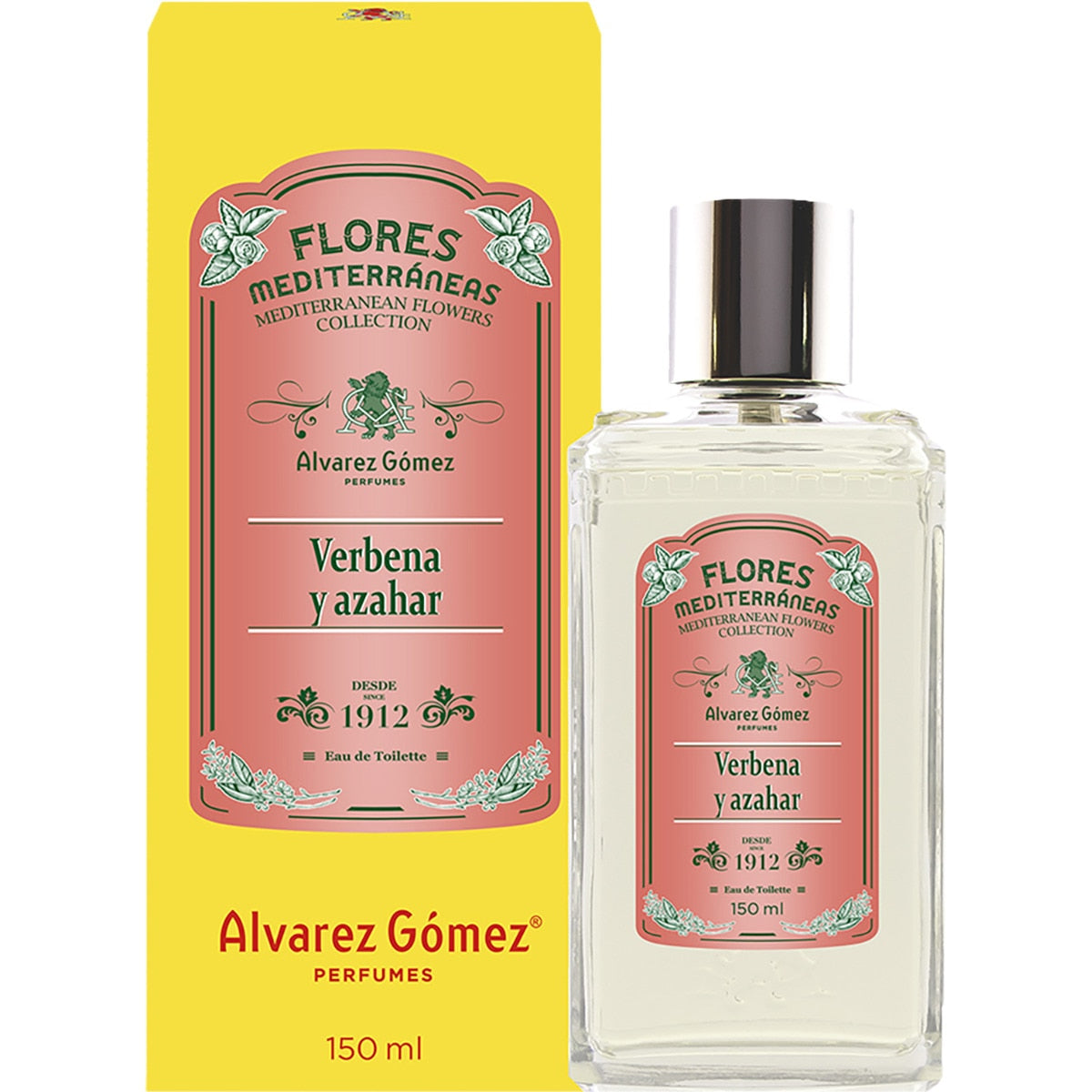 ALVAREZ GOMEZ MEDITERRANEAN FLOWERS verbena and orange blossom eau de toilette spray 150 ml