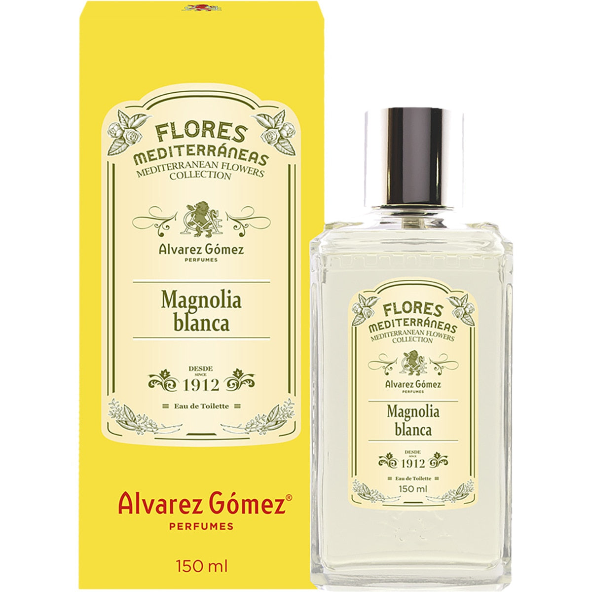 ALVAREZ GOMEZ FLORES MEDITERRANEAS magnolia blanca eau de toilette spray 150 ml