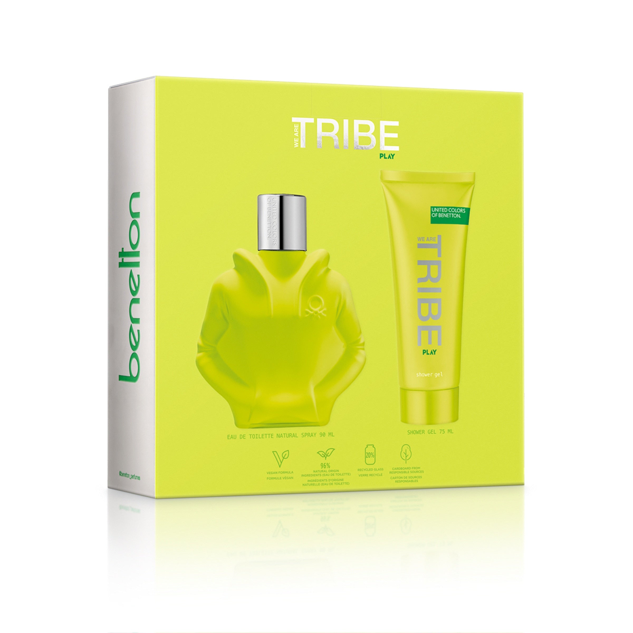 BENETTON WE ARE TRIBE PLAY MEN CASE 2 pcs