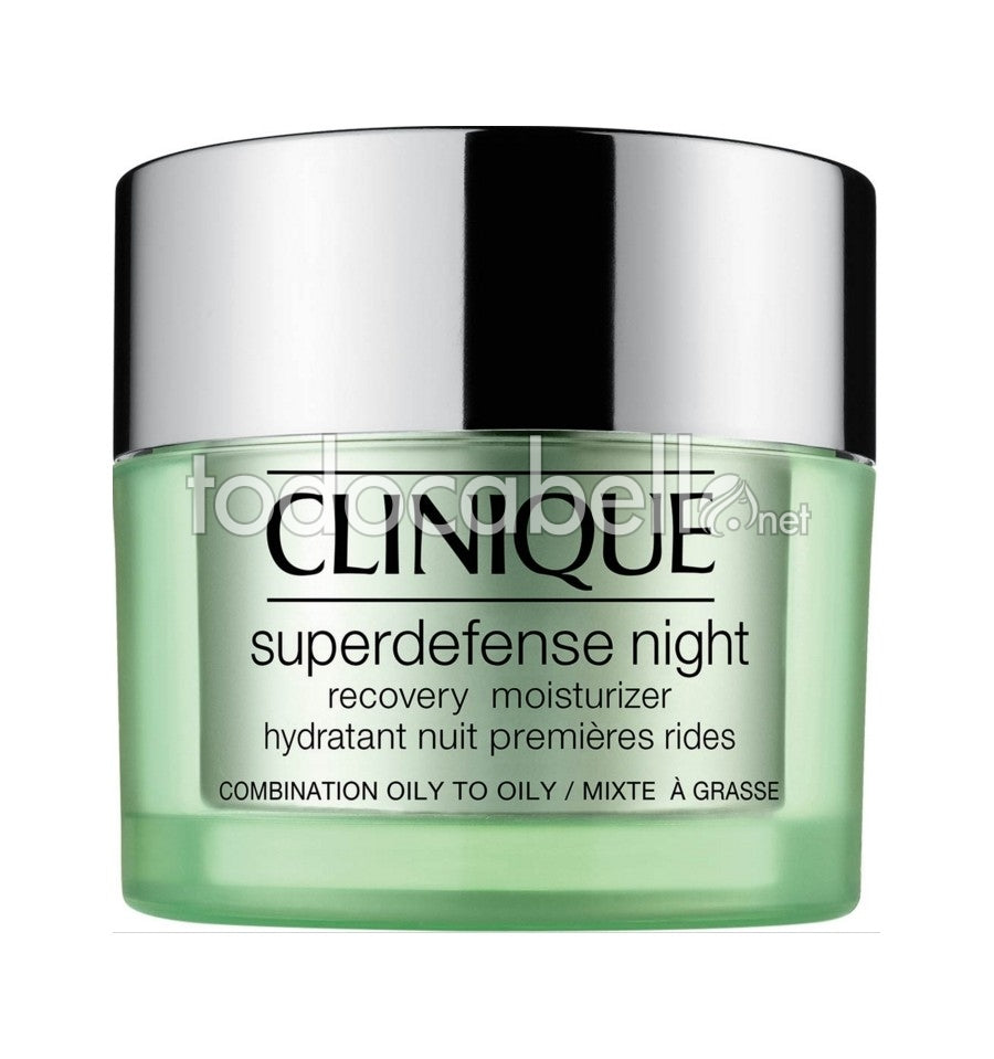 CLINIQUE SUPERDEFENSE NIGHT recovery moisturizer III/IV 50 ml