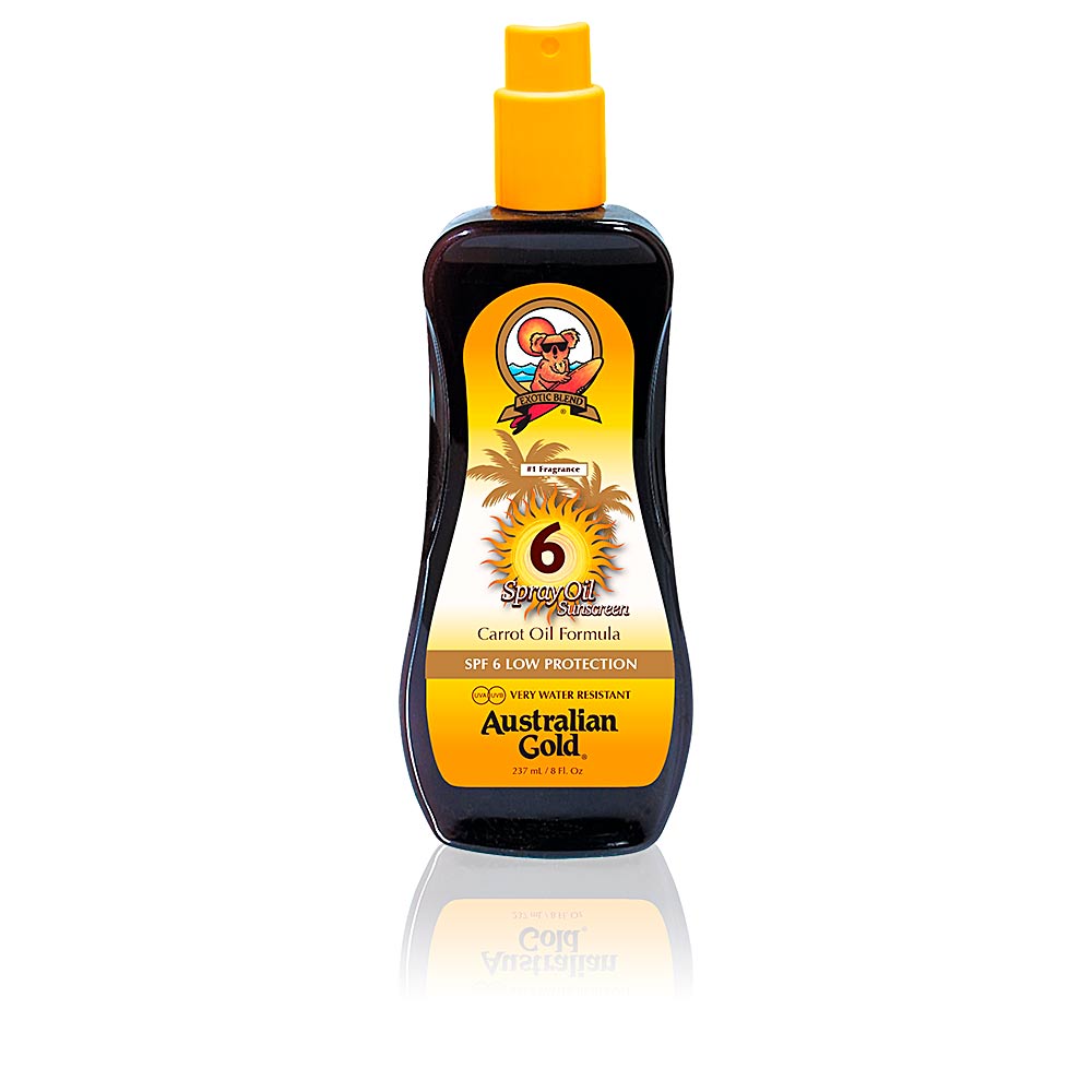 AUSTRALIAN GOLD SUNSCREEN SPF6 spray carrot oil formula 237 ml