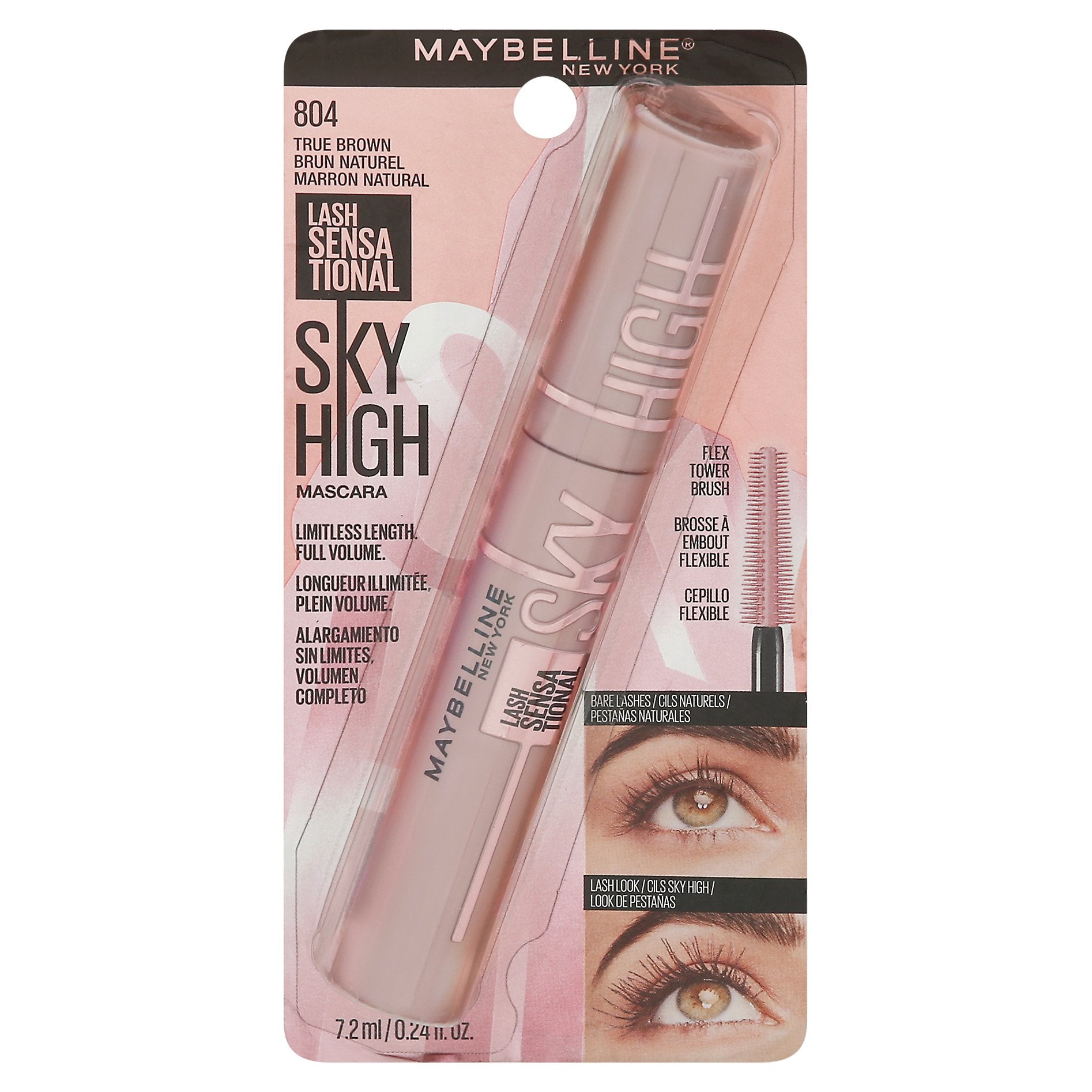 MAYBELLINE LASH SENSATIONAL SKY HIGH mascara #brown 7,2 ml