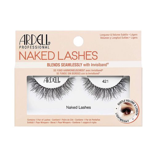ARDELL NAKED LASHES eyelashes #424 black 1 unit