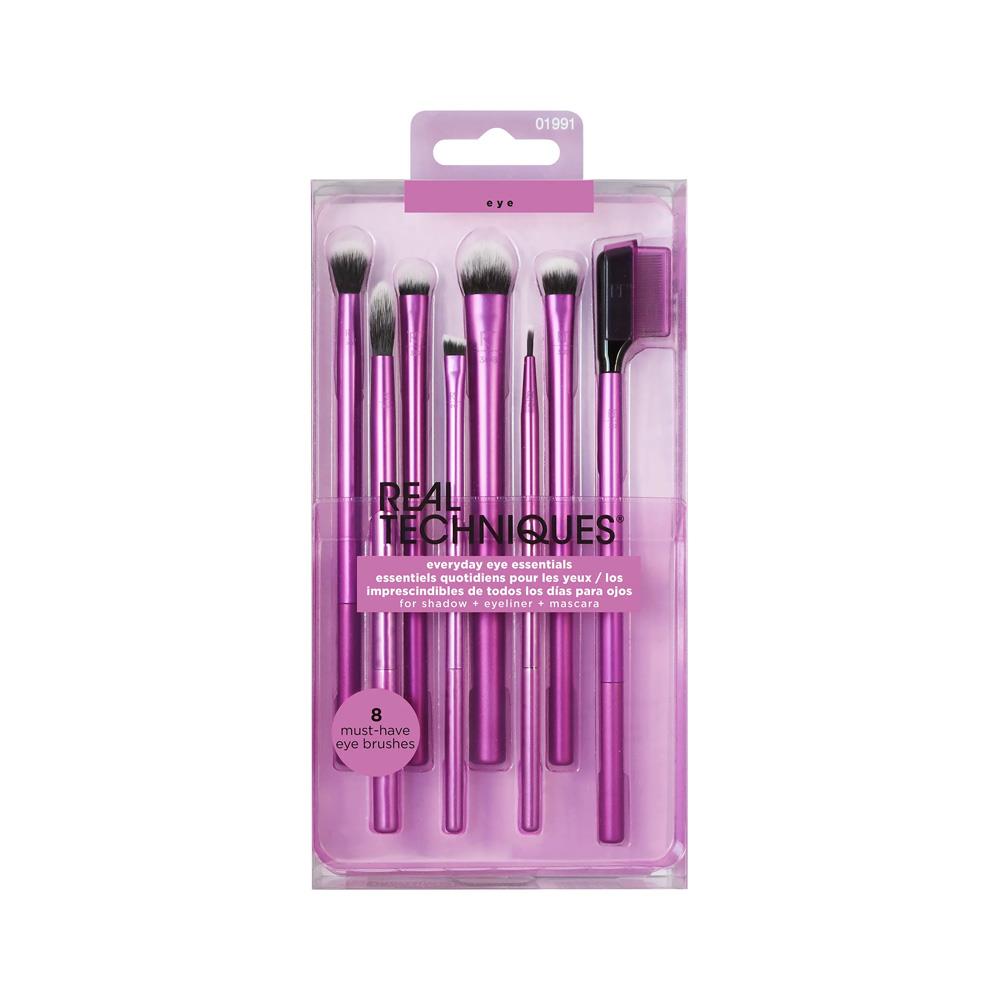 REAL TECHNIQUES EVERYDAY EYE ESSENTIALS set 8 pz