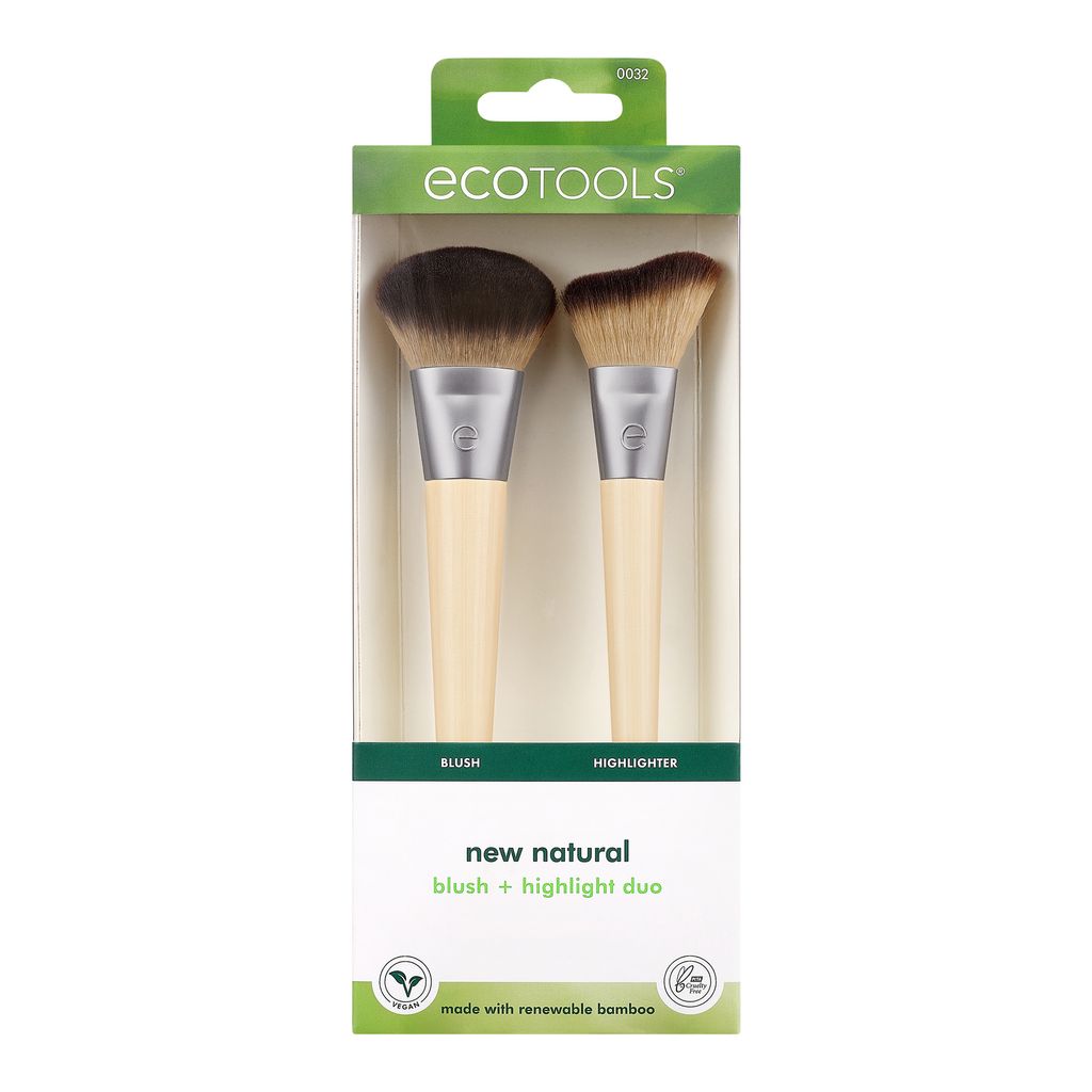 ECOTOOLS BLUSH + HIGHLIGHT brush duo 1 u