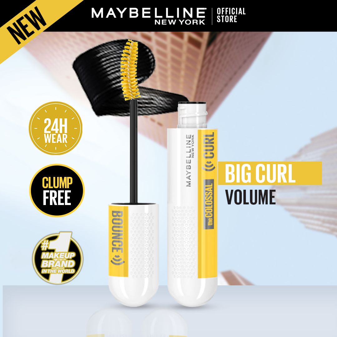 MAYBELLINE COLOSSAL CURL BOUNCE mascara #very black 1 u