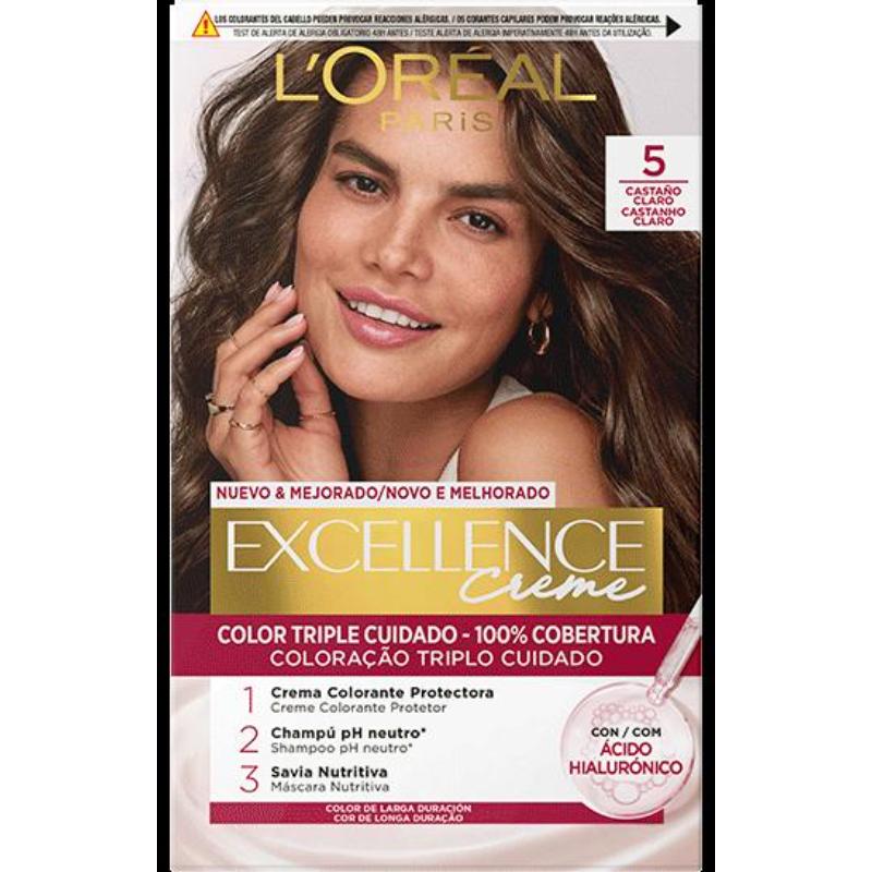 L'ORÉAL PARIS EXCELLENCE Tint cream #5-castaño claro 192 ml