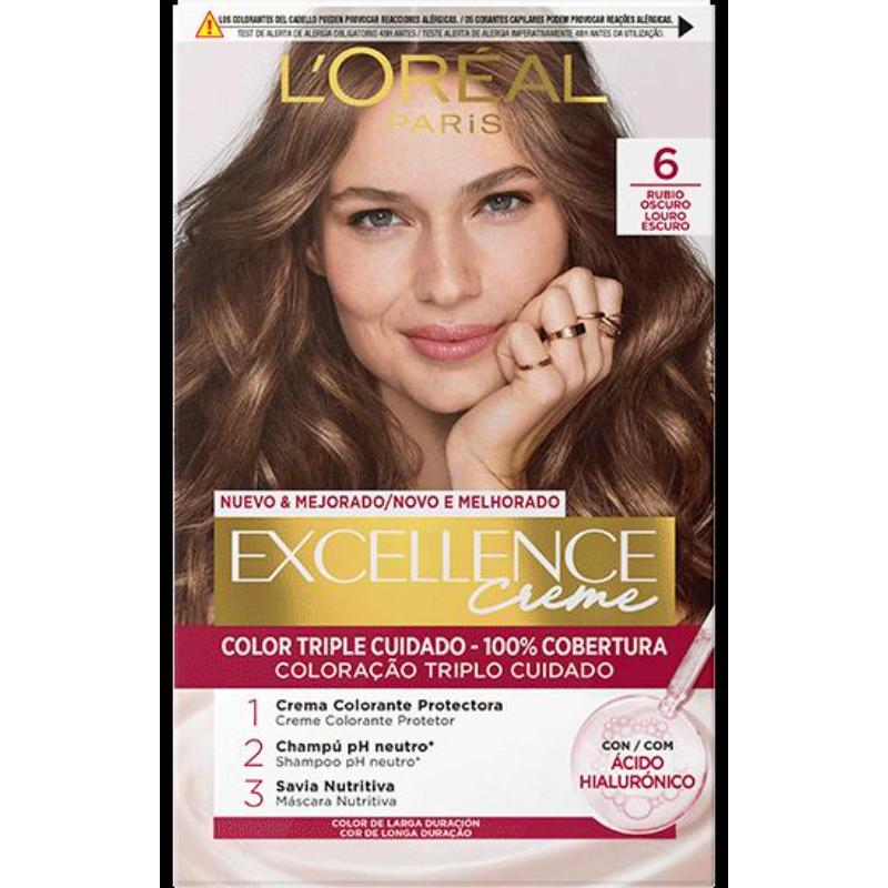 L'ORÉAL PARIS EXCELLENCE Creme dye #6-dark blonde 192 ml