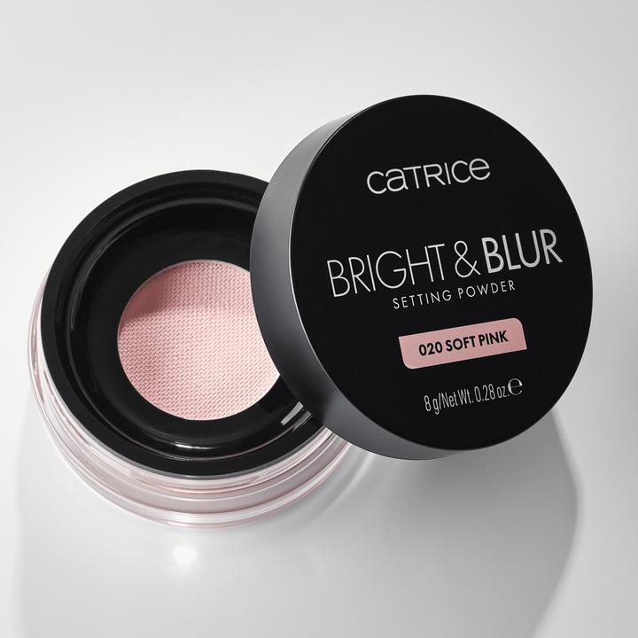 CATRICE BRIGHT &amp; BLUR loose setting powder #030-Soft Peach 8 gr