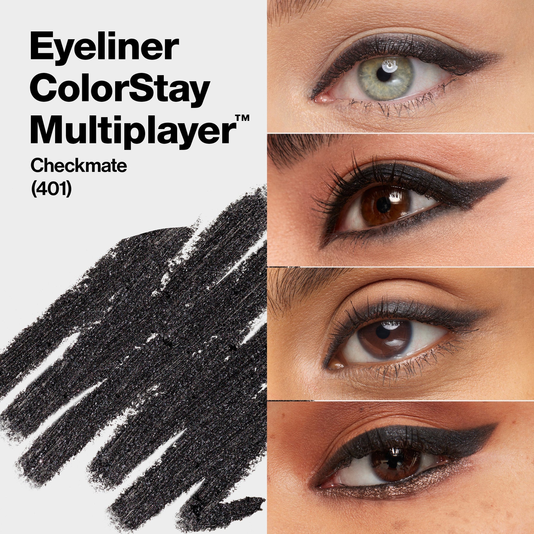 REVLON MASS MARKET COLORSTAY MULTIPLAYER eyeliner #401-Checkmate 1 unit