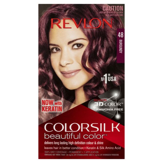 REVLON MASS MARKET COLORSILK tinte #48-borgoña 1 u
