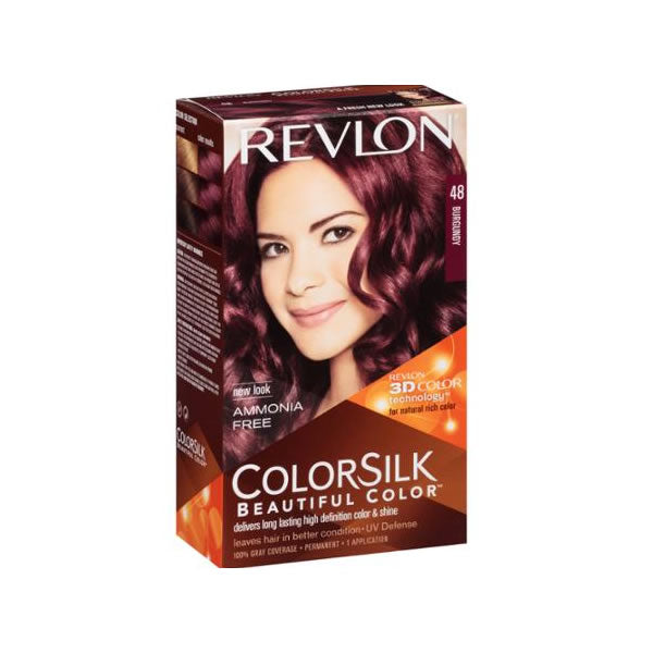 REVLON MASS MARKET COLORSILK tinte #48-borgoña 1 u