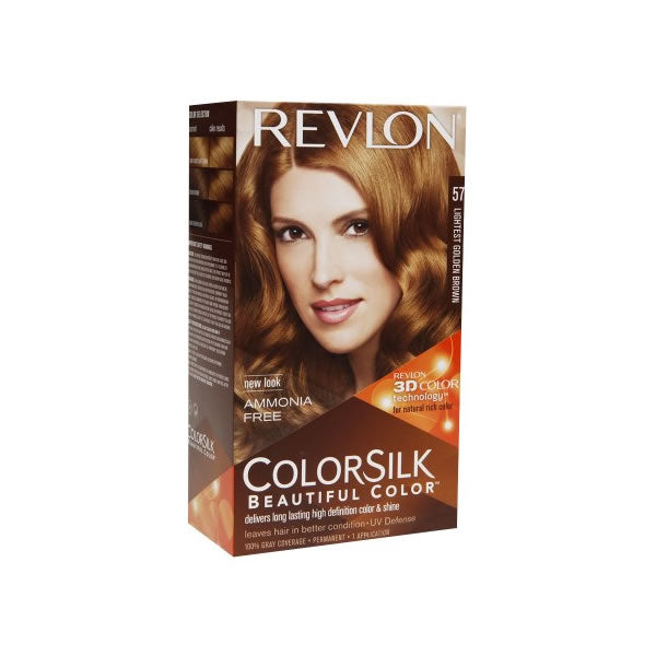 REVLON MASS MARKET COLORSILK tinte #57-castaño dorado muy claro 1 u