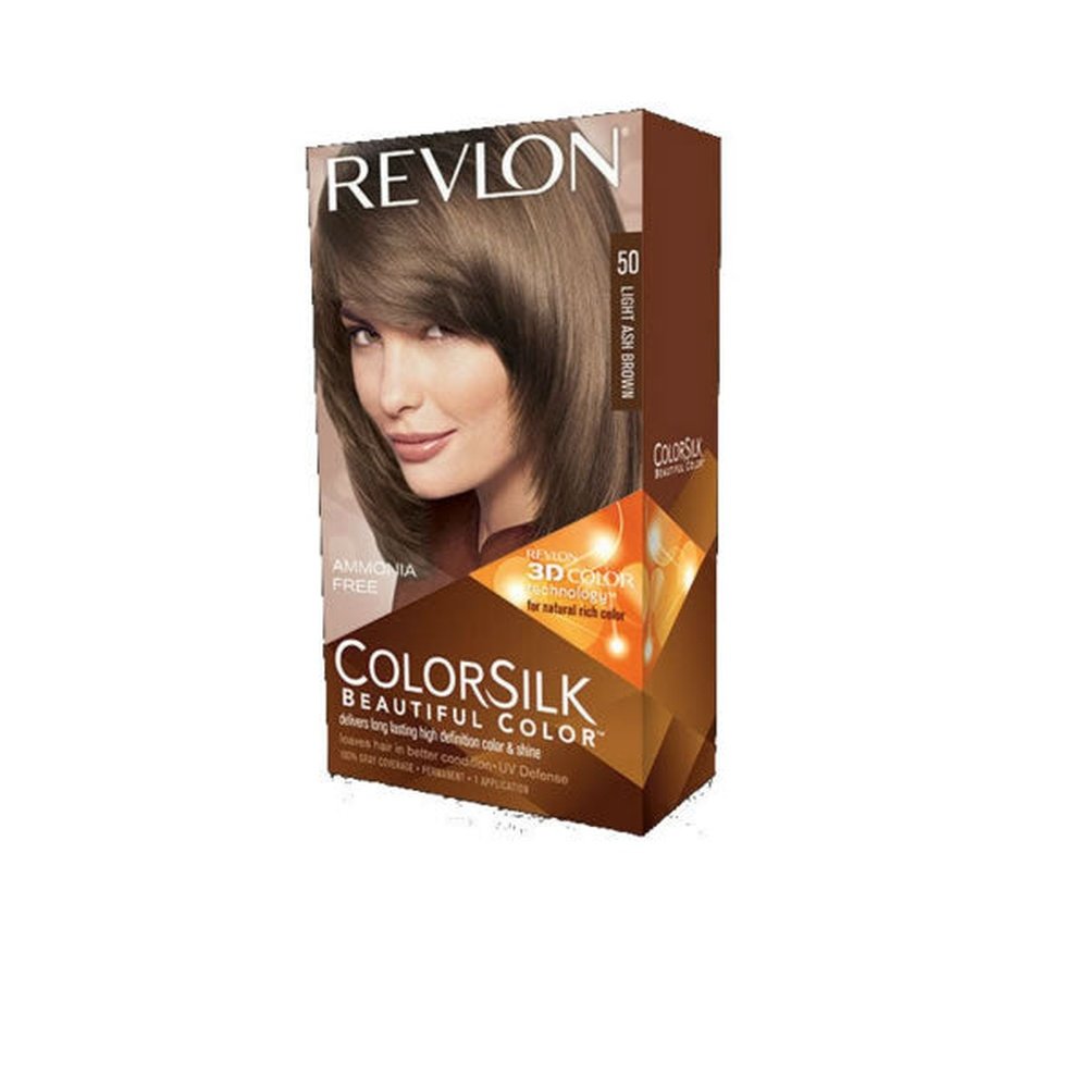 REVLON MASS MARKET COLORSILK tinte #50-castaño claro cenizo 1 u