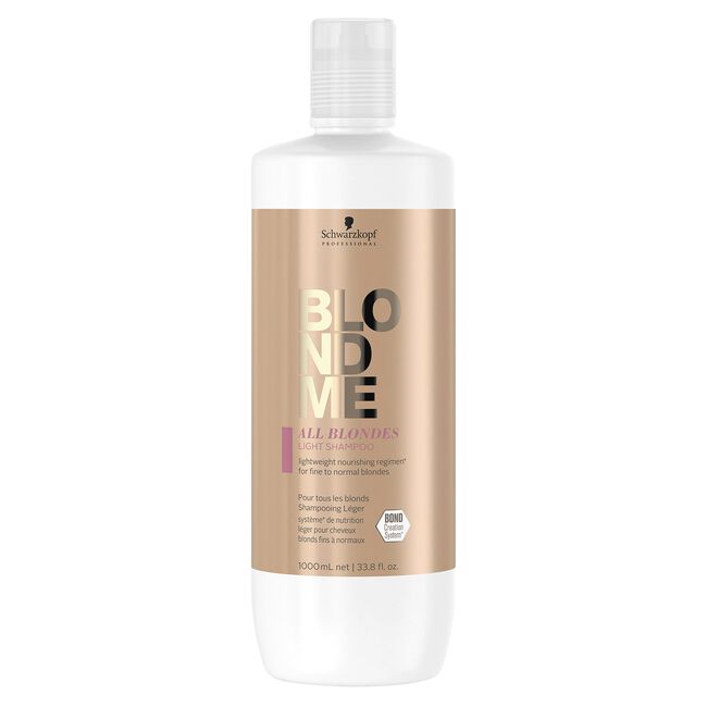 SCHWARZKOPF BLONDME all blondes light shampoo 1000 ml