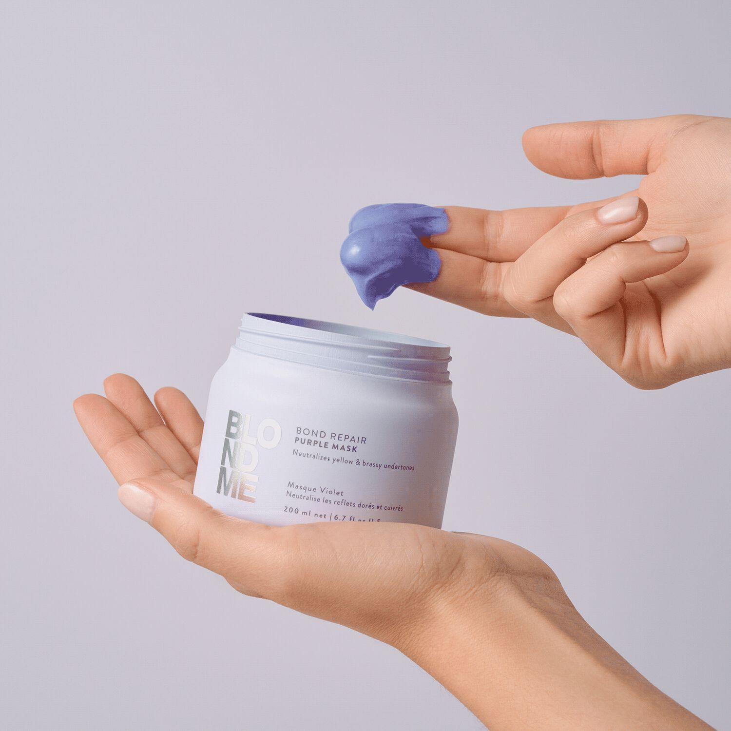 SCHWARZKOPF BLONDME BOND REPAIR tratamiento morado 200 ml