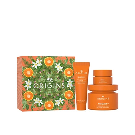 ORIGINS GINZING ENERGIZING GEL CREAM WITH CAFFEINE + NICAINAMIDE CASE 3 pcs