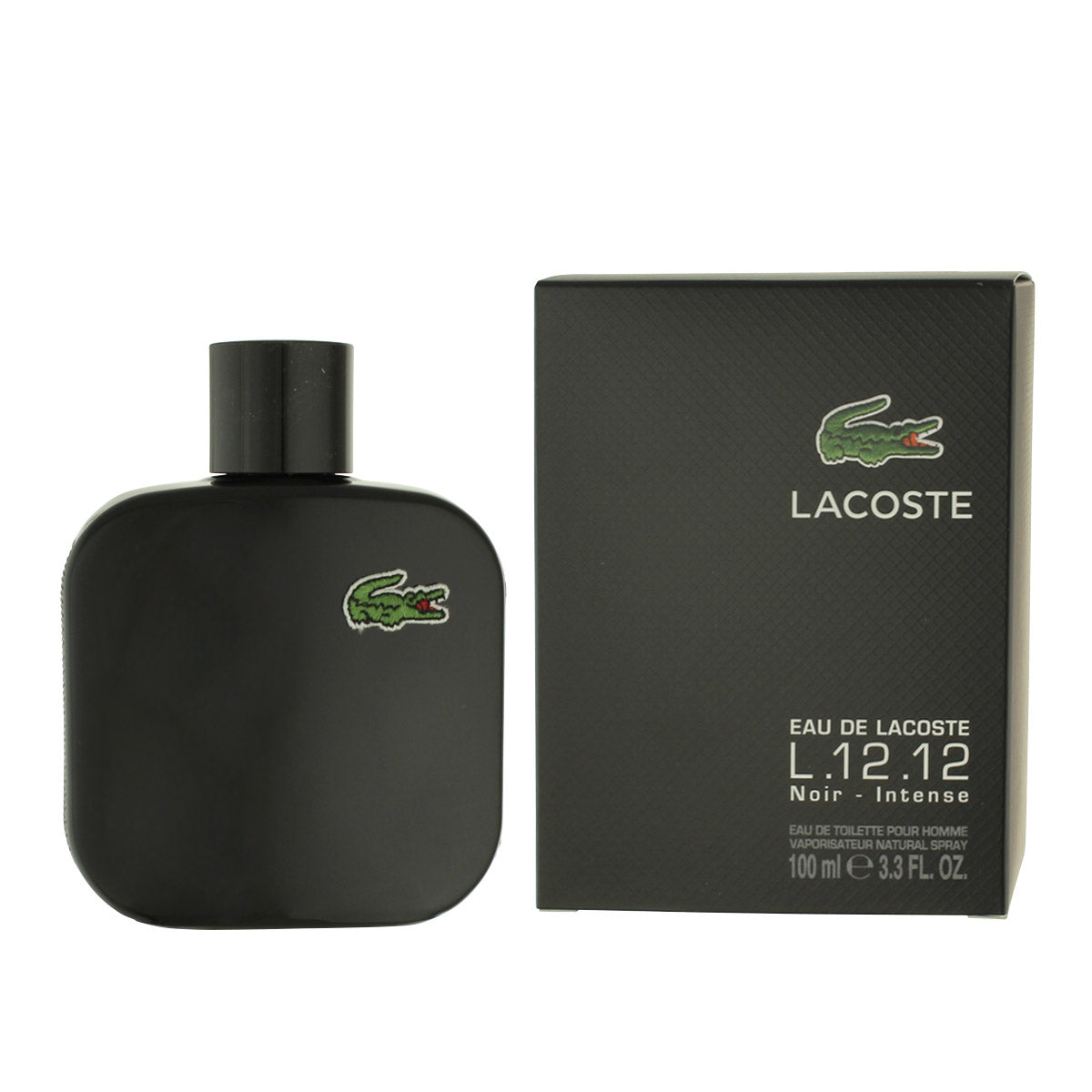 EAU DE LACOSTE L.12.12 NOIR POUR HOMME eau de toilette spray 100 ml