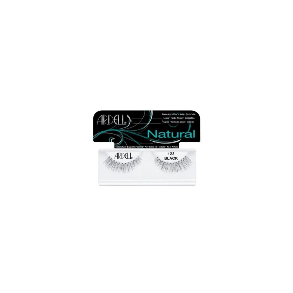 ARDELL NATURAL eyelashes #123-black 1 u