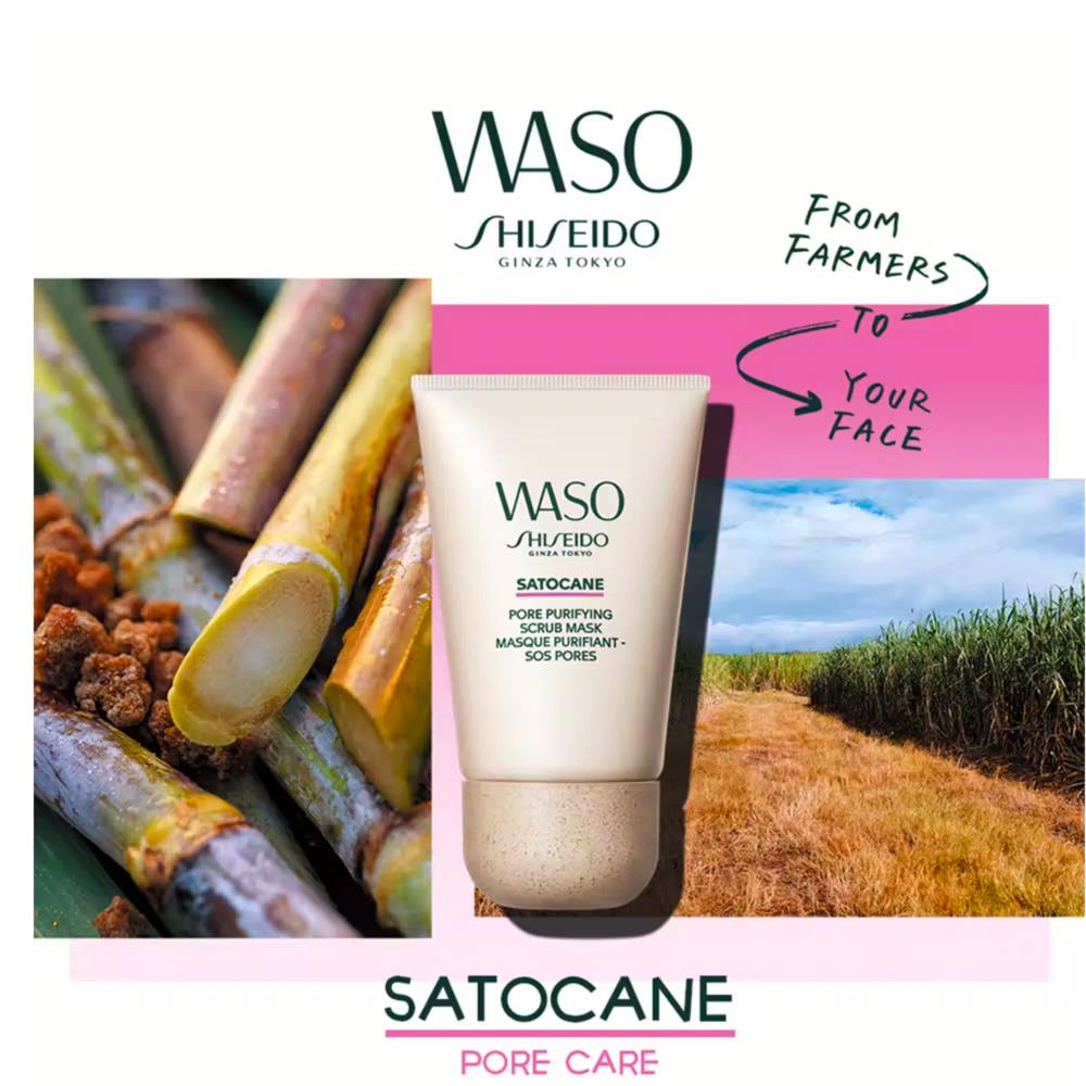 SHISEIDO Waso Satocane Pore Purifying Scrub Mask 80 ml