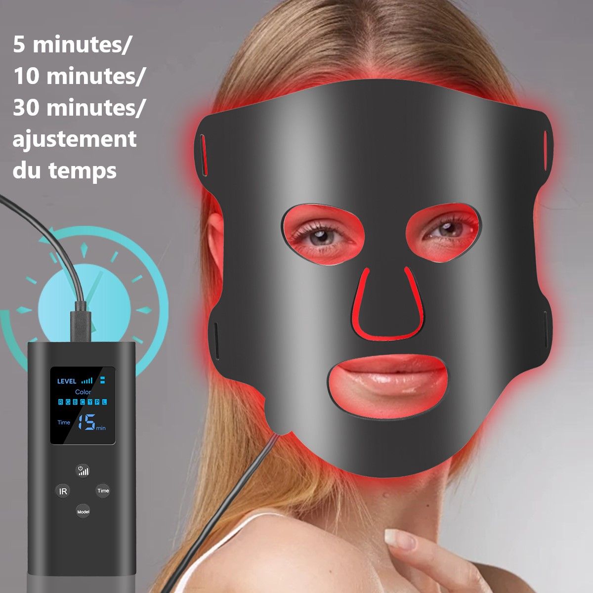 PALOMA BEAUTIES 7 COLOR PHOTOTHERAPY LED facial mask 1 unit