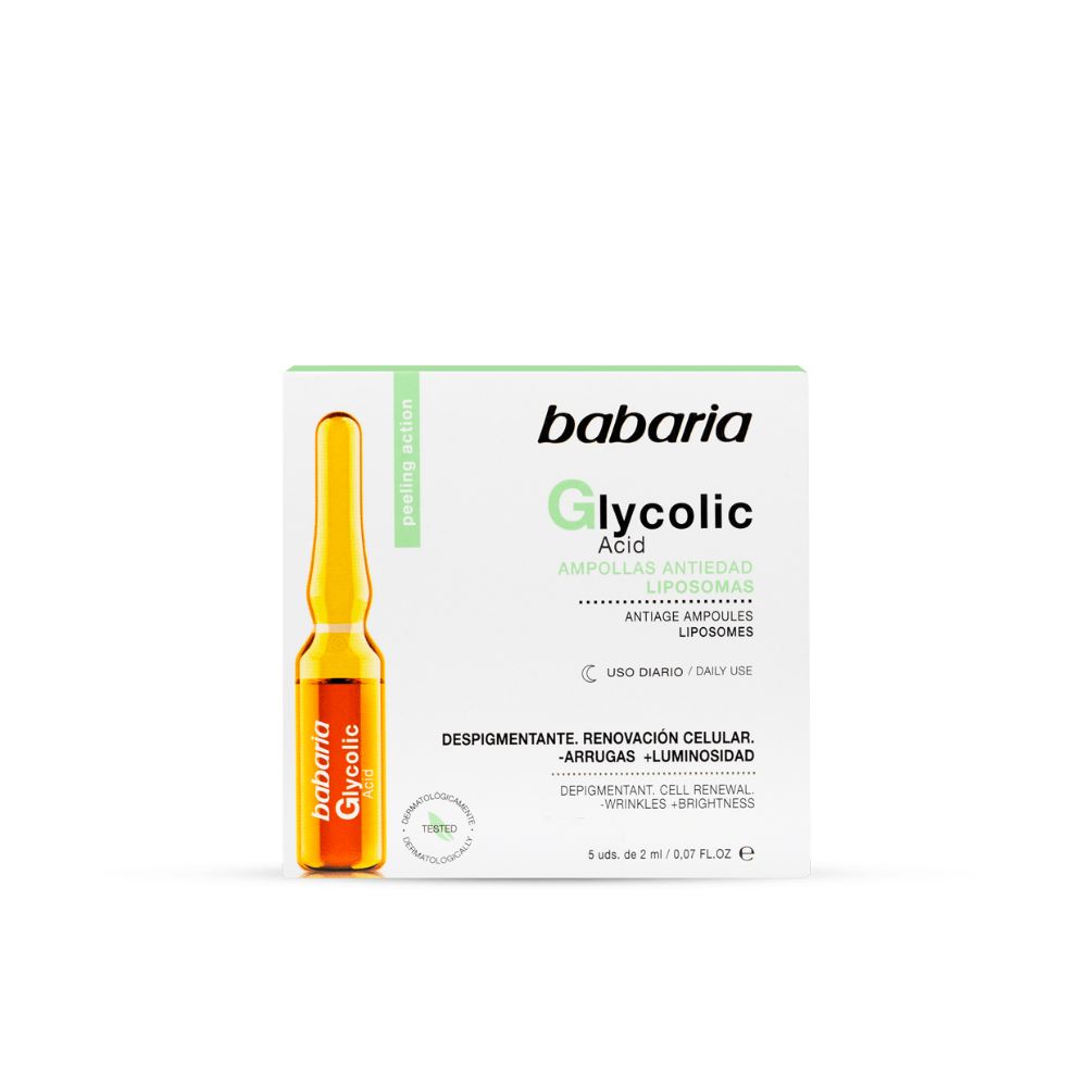BABARIA GLYCOLIC ACID cell renewal ampoules 5 x 2 ml
