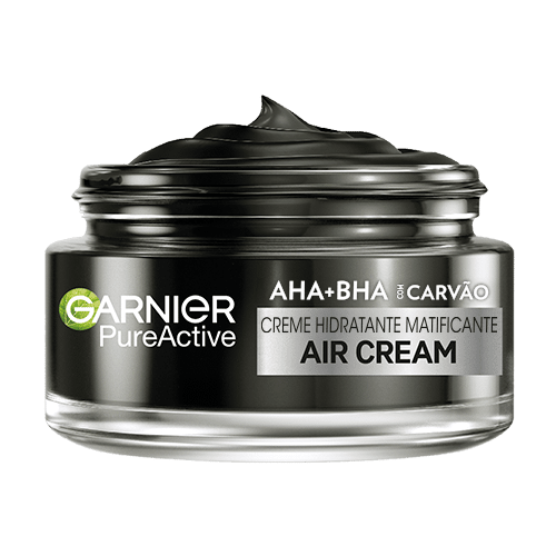 GARNIER PURE ACTIVE AHA + BHA + CARBÓN crema hidratante matificante 50 ml
