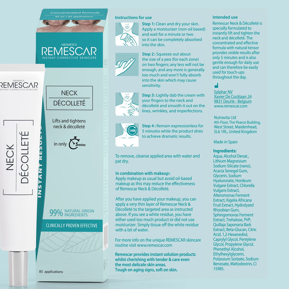 REMESCAR NECK AND NECKLINE instant lifting 40 ml
