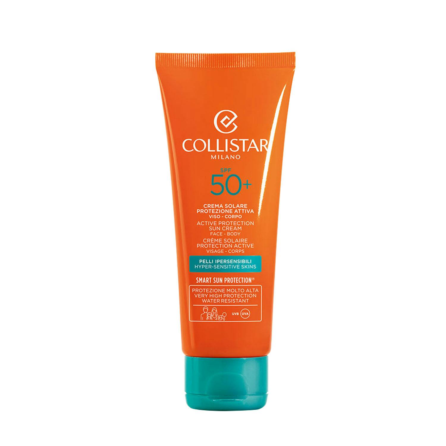 COLLISTAR CREMA SOLAR protección activa rostro-cuerpo SPF50+ 100 ml