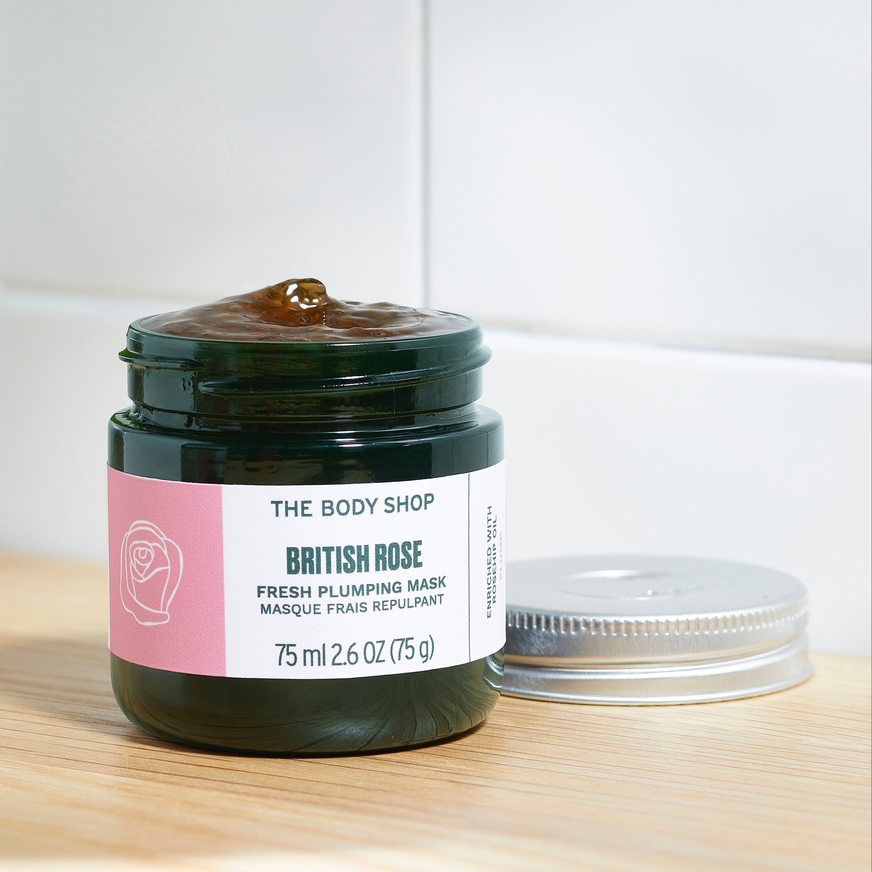 THE BODY SHOP BRITISH ROSE fresh plumping mask 75 ml