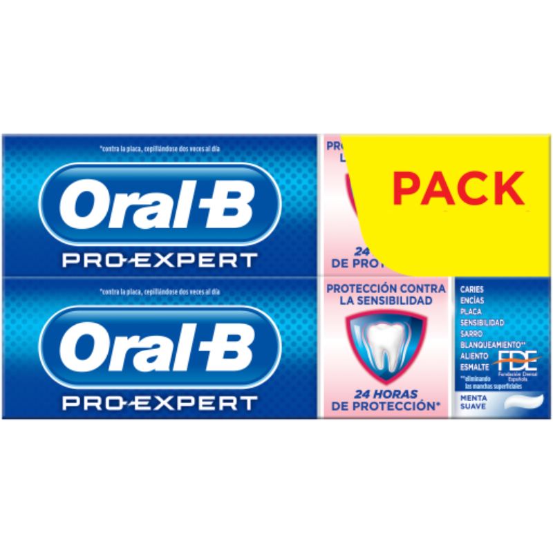 ORAL-B PRO-EXPERT SENSITIVITY &amp; WHITENING TOOTHPASTE SET 2 x 75 ml