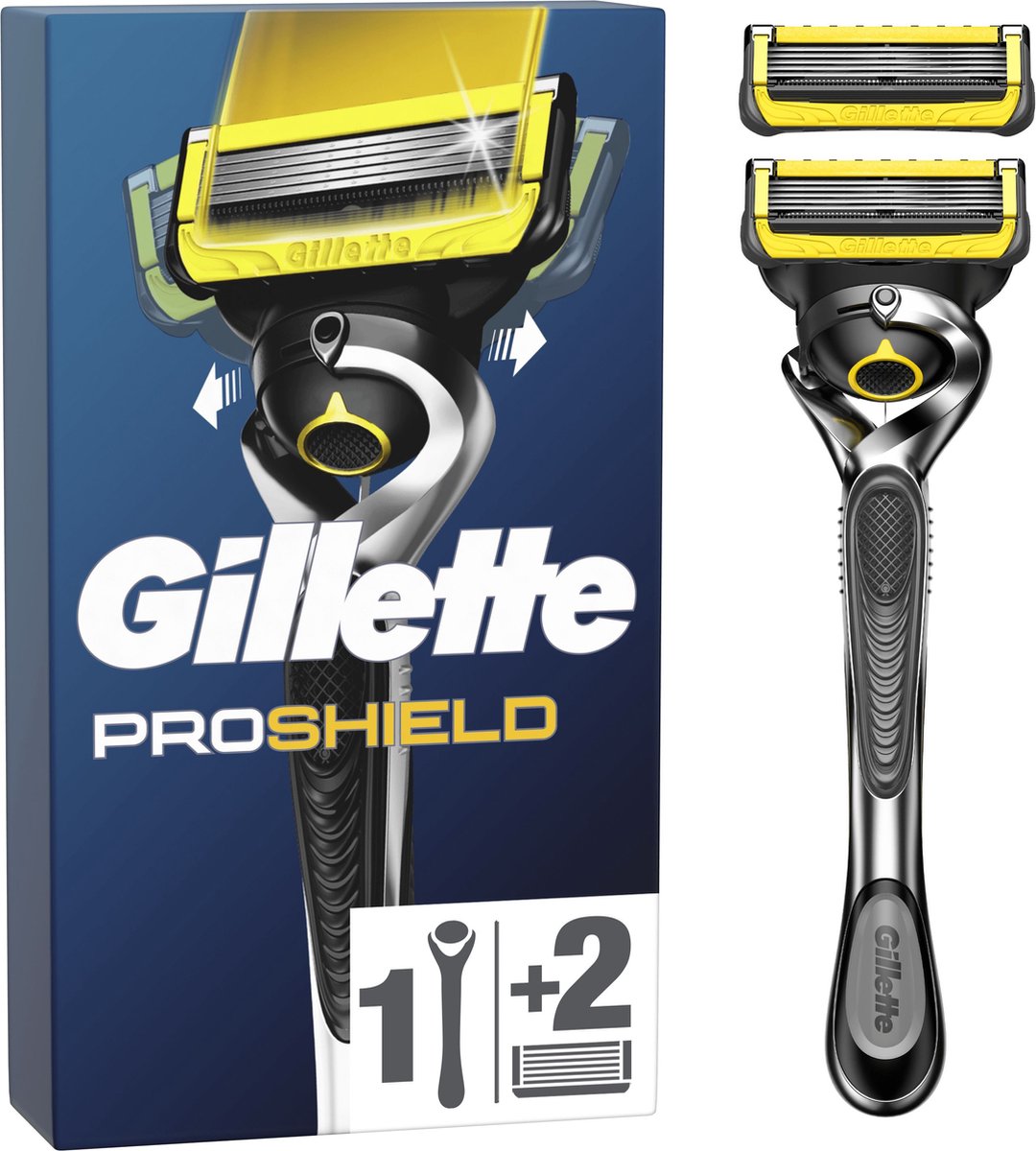 GILLETTE FUSION PROSHIELD razor + 2 refills