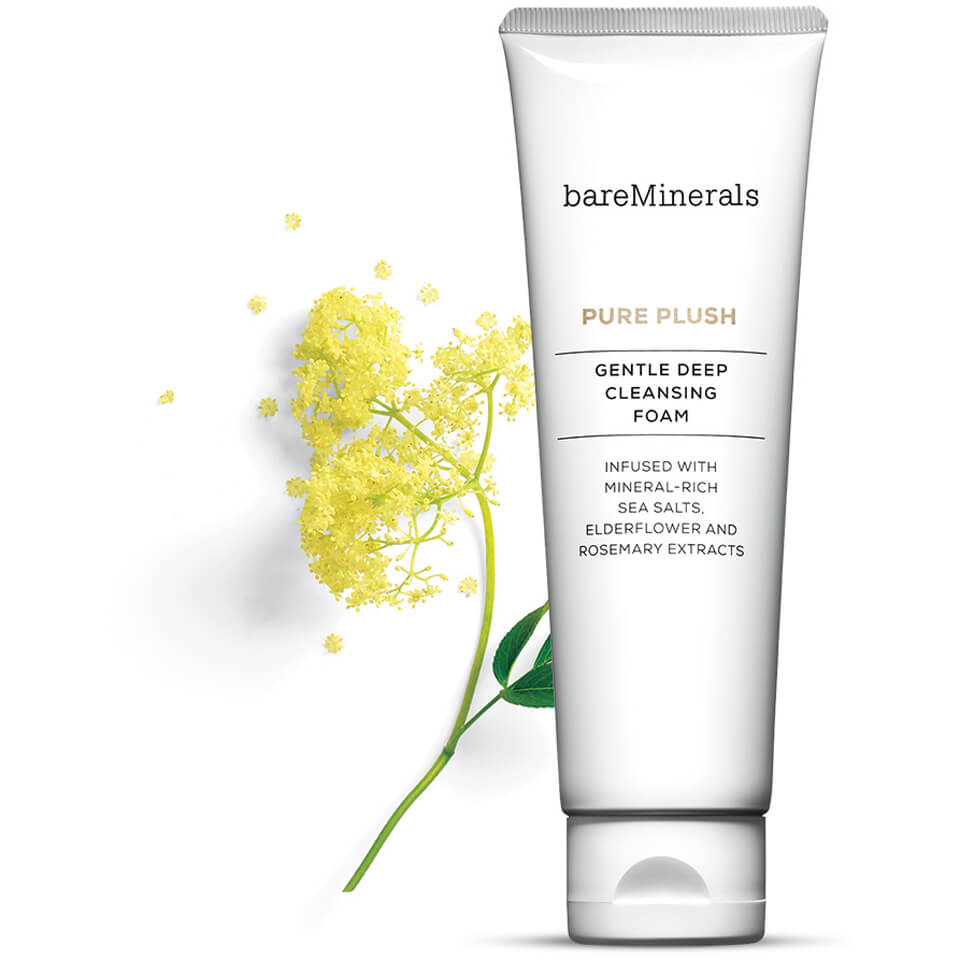 BARE MINERALS PURE PLUSH gentle deep cleansing foam 120 gr
